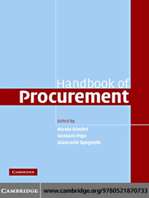 Title details for Handbook of Procurement by Nicola Dimitri - Available